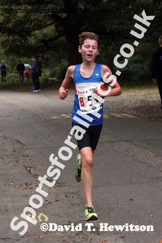 Boys under-13s ERRA Road Relays, Sutton Coldifield, Birmingham. Photo: David T. Hewitson/Sports for All Pics